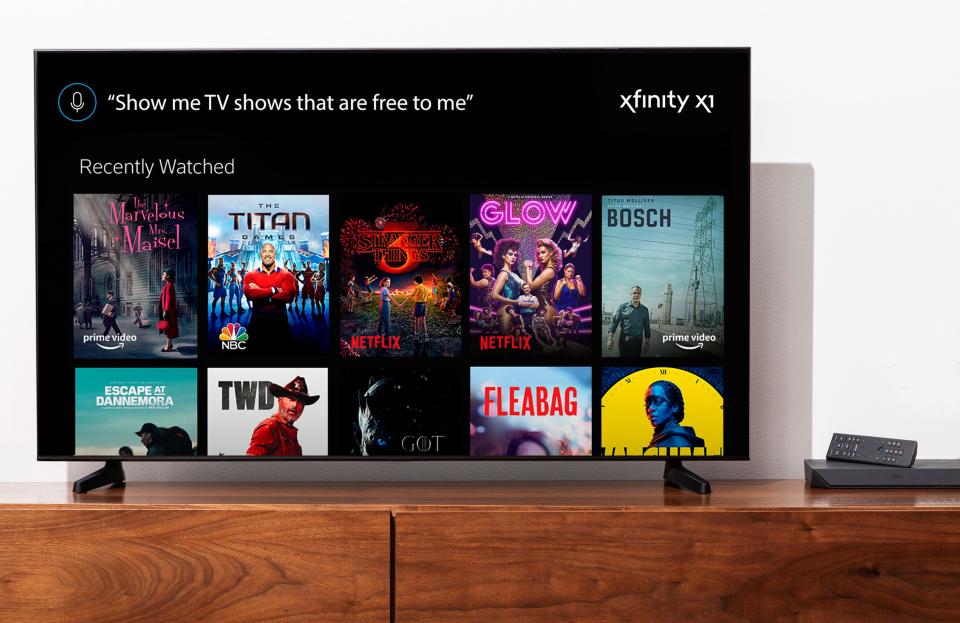 Comcast's Xfinity X1 video platform.