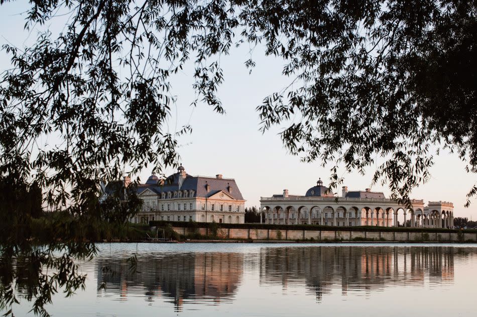 A general view of the Beijing Laffitte Chateau Hotel in Beijing, China, also known as the Zhang Lafitte after its creator Zhang Yuchen, a multimillionaire real estate tycoon.