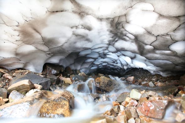 Hillwalker finds spectacular 120 metre glacial tunnel in Scotland