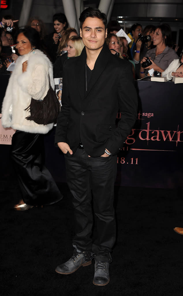 The Twilight Saga Breaking Dawn Part 1 2011 LA Premiere Kiowa Gordon