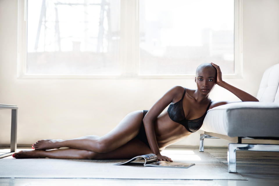 Liberté lingerie, a brand founded by former lingerie model Amber Tolliver, launches its six piece capsule collection after it successfully completes its Kickstarter campaign. (Photo: Liberté)