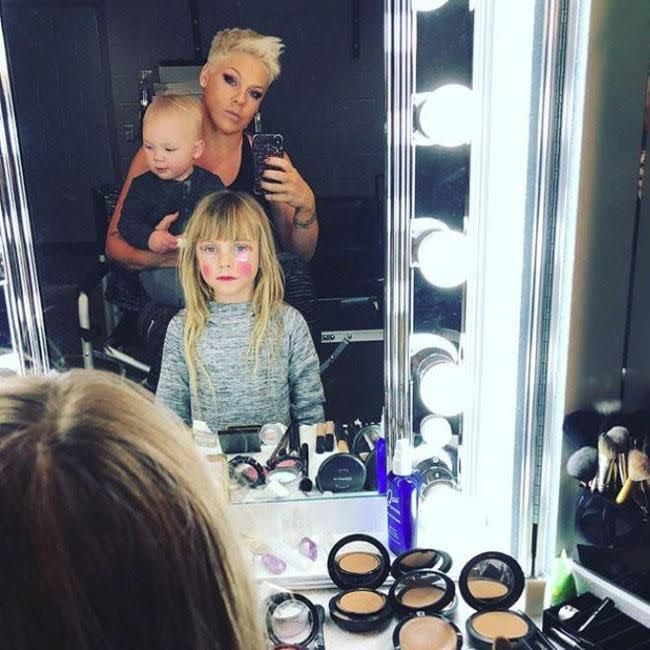 Pink tells her daughter the truth about life. 'You have to fight for your rights', she tells People. Source: Instagram/Pink