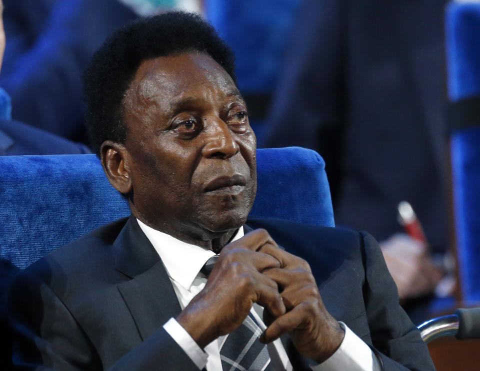 Pelé underwent hip surgery, but is now dealing with depression due to poor health. (AP Photo/Alexander Zemlianichenko, File)