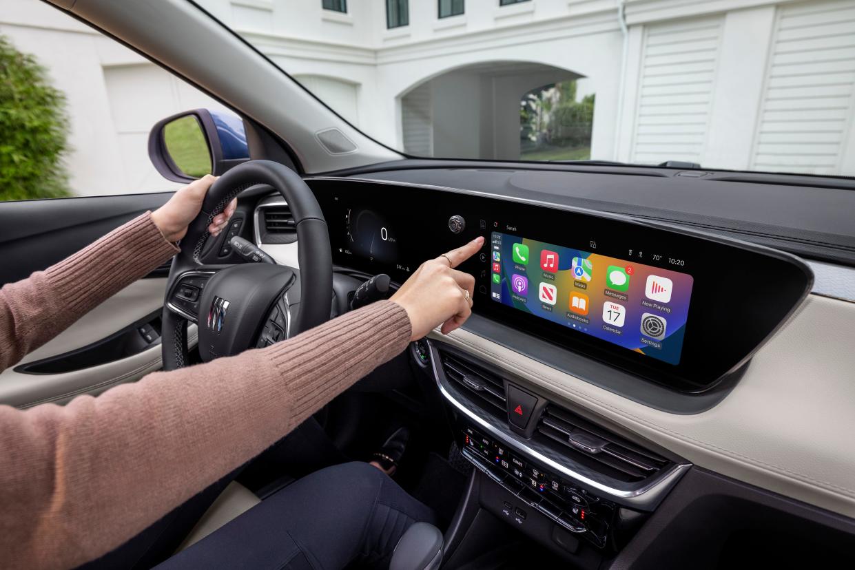 The 2024 Buick Encore GX Avenir, and other new vehicles with internal combustion engines, will continue to offer CarPlay and Android Auto.