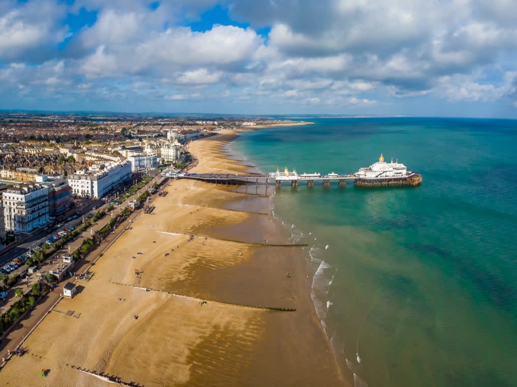 <p>Aerial view of Eastbourne in summer</p> (Getty/iStock)