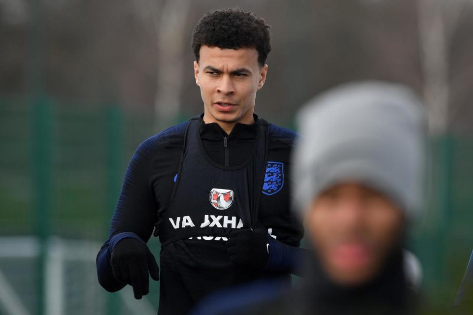Fully focused | Dele Alli is one of 16 England players already training ahead of the World Cup: AFP/Getty Images