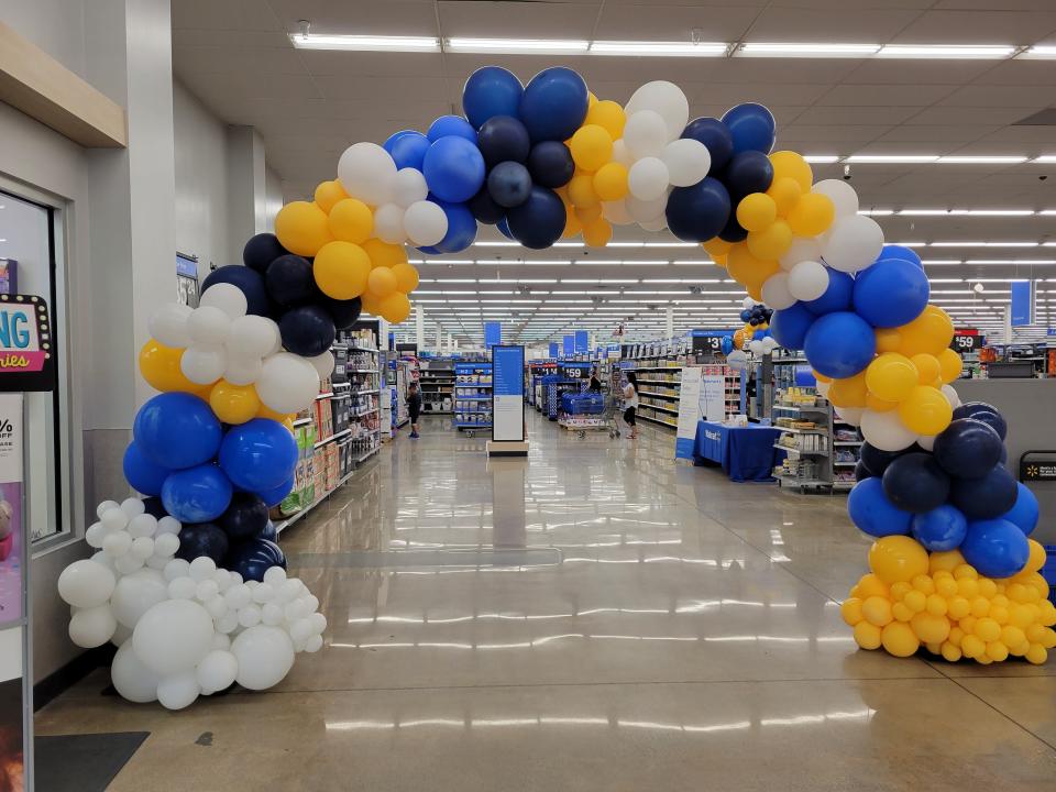 Improvements at Holland Township's Walmart include expanded produce and dairy sections, a new pharmacy location near the front of the store, checkout improvements, and a dollar-shop area.