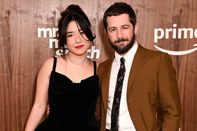 <p>Bryan Bedder/Variety via Getty</p> Maya Erskine and Michael Angarano