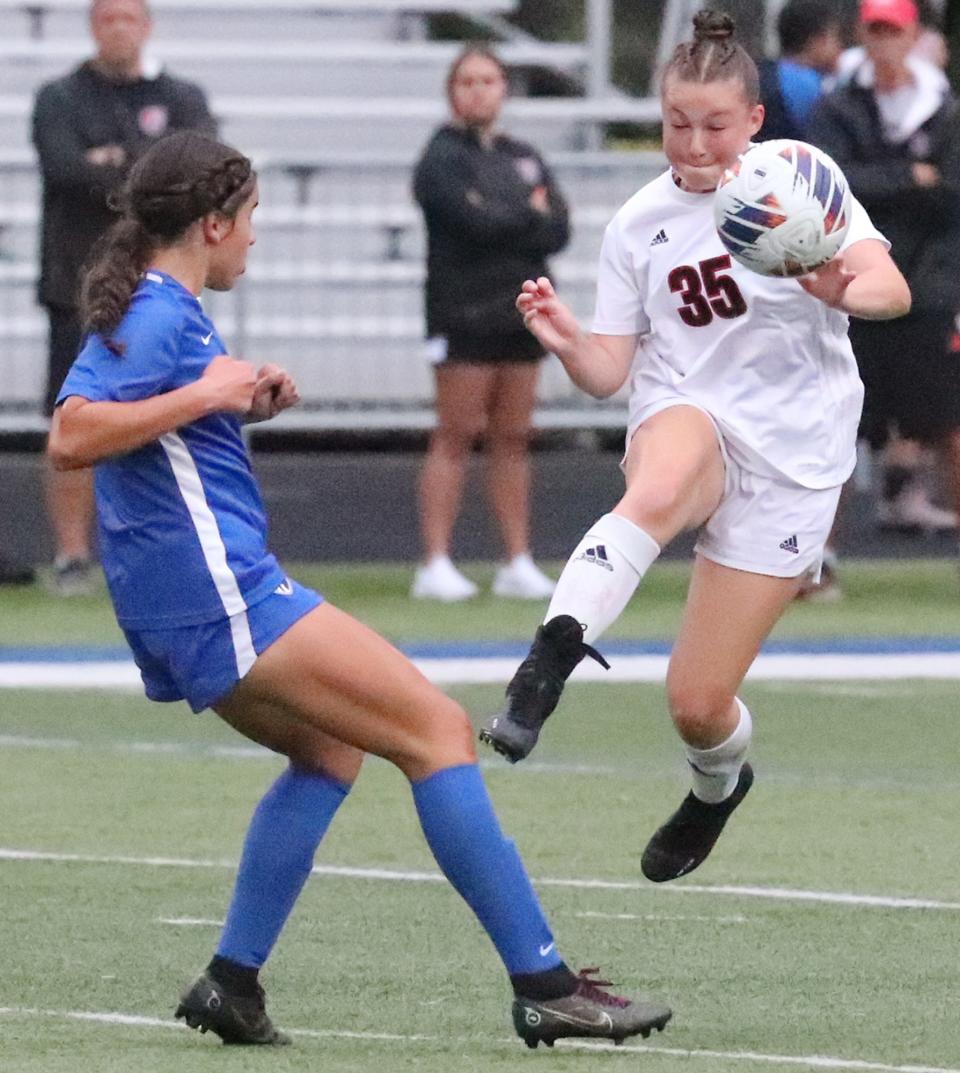 Alyssa Pheneger, left, and Cuyahoga Valley Christian Academy have the Royals playing well as they head into the postseason.