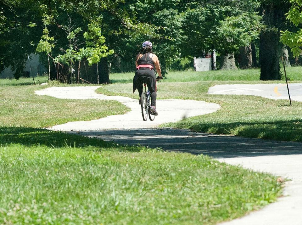 One of five great places in Louisville to try out your rollerblades: Shawnee Park, where paved sidewalks and a dedicated bicycle and walking path encircle the greenspace.June 23,  2021