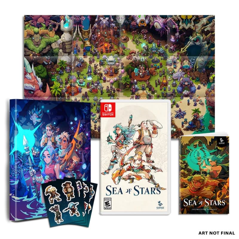 Sea of Stars' physical edition comes with plenty of goodies.<p>iam8bit</p>