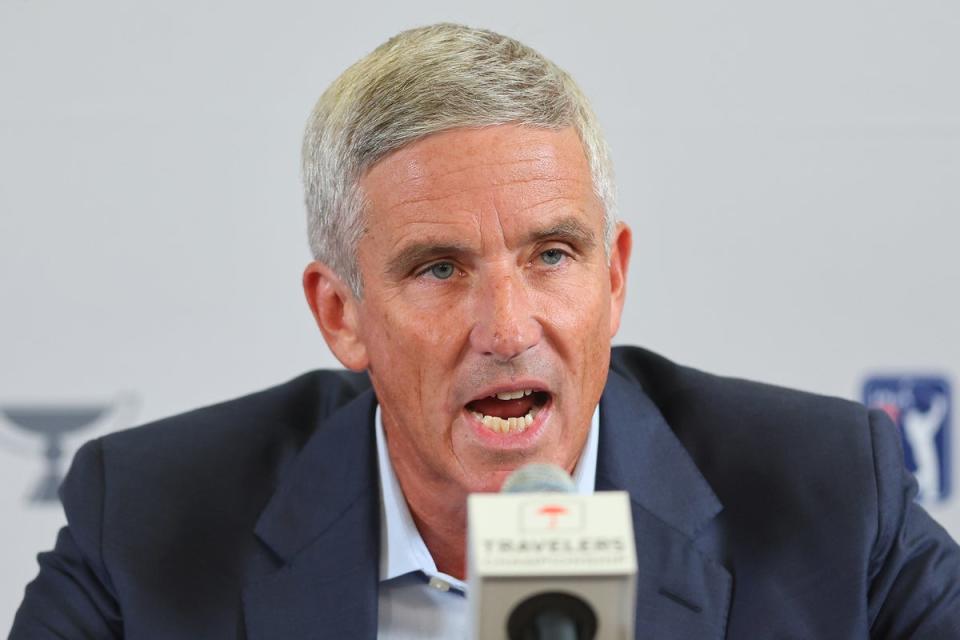 PGA Tour commissioner Jay Monahan announced the plans on Tuesday  (Getty Images)
