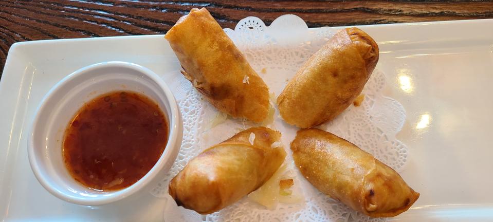 Kim-Chi Grill's spring rolls, $7.