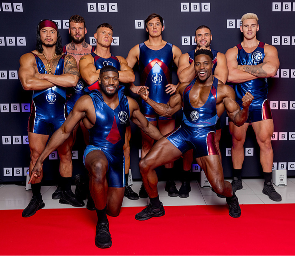 Viper, Giant, Legend, Phantom, Apollo, Nitro, Steel and Bionic from the new version of Gladiators (PA)
