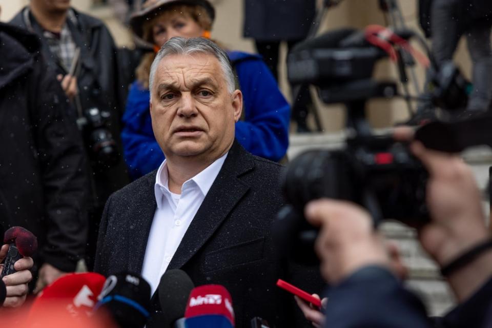 Viktor Orban said Hungary would not support the ban on Russian oil and gas (Getty Images)