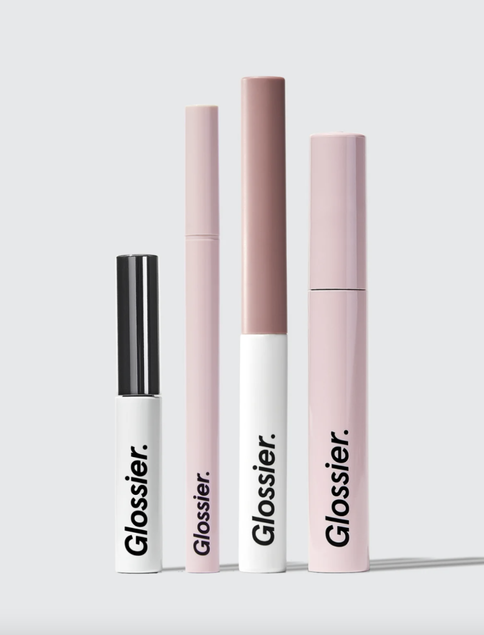 Full Eye Set with mascara and eye makeup products (Photo via Glossier)