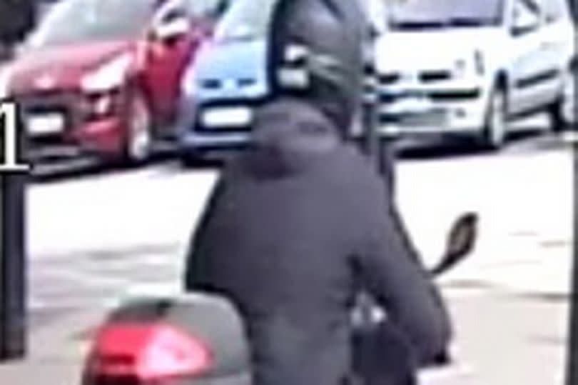 CCTV of Penzance armed robbery