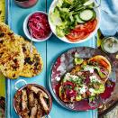 <p>These <a href="https://www.goodhousekeeping.com/uk/food/recipes/a535187/lamb-pitta-pockets/" rel="nofollow noopener" target="_blank" data-ylk="slk:pitta;elm:context_link;itc:0;sec:content-canvas" class="link ">pitta</a> breads are topped with marinated <a href="https://www.goodhousekeeping.com/uk/food/recipes/a536572/harissa-chicken-balls-yogurt-dip/" rel="nofollow noopener" target="_blank" data-ylk="slk:harissa;elm:context_link;itc:0;sec:content-canvas" class="link ">harissa</a> <a href="https://www.google.com/url?client=internal-element-cse&cx=017432150296003816733%3Af5wfv43ykjk&q=https%3A%2F%2Fwww.goodhousekeeping.com%2Fuk%2Feaster%2Feaster-recipes%2Fa27126334%2Forange-roast-leg-lamb%2F&sa=U&ved=2ahUKEwjwgb3gg47pAhWDz4UKHW3kDp8QFjACegQICBAC&usg=AOvVaw0ghVm02Y0GSzLkioYzJjN-" rel="nofollow noopener" target="_blank" data-ylk="slk:lamb;elm:context_link;itc:0;sec:content-canvas" class="link ">lamb</a>, pickled onions and an array of crunchy salad toppings. Who needs Greece when you've got this recipe up your sleeve?<br></p><p><strong>Recipe: <a href="https://www.goodhousekeeping.com/uk/food/recipes/a32317051/greek-lamb-gyros/" rel="nofollow noopener" target="_blank" data-ylk="slk:Greek lamb gyros;elm:context_link;itc:0;sec:content-canvas" class="link ">Greek lamb gyros</a></strong></p>