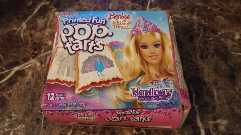 A box of Barbie Pop-Tarts