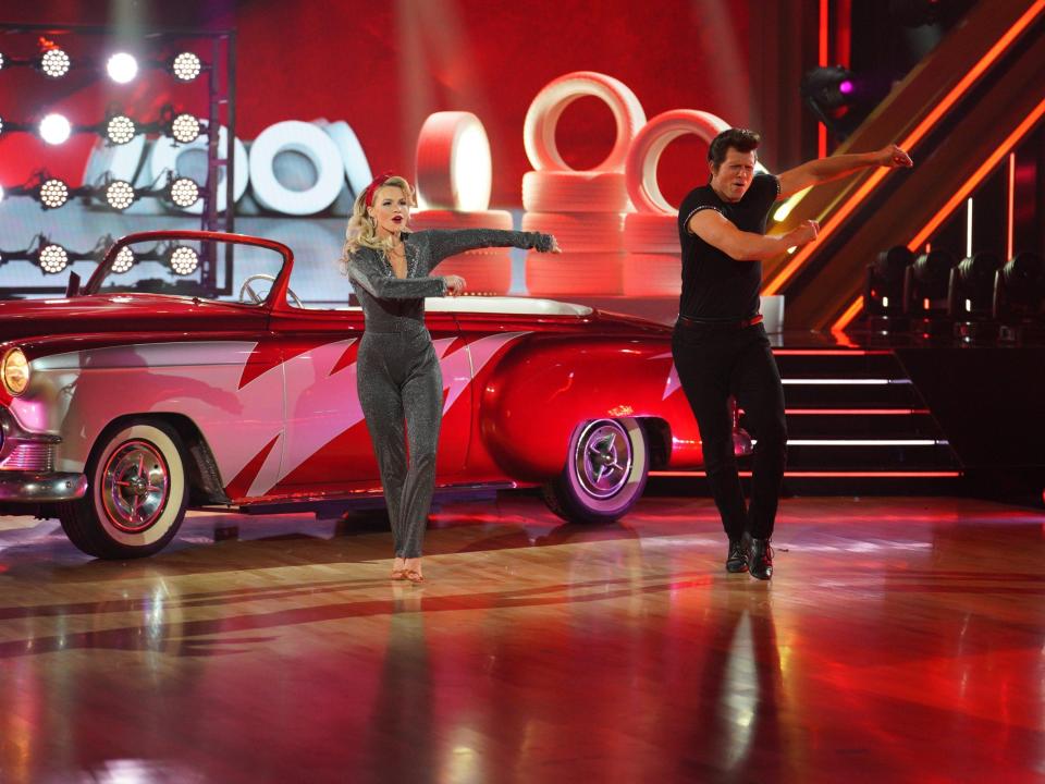 The Miz and Witney Carson on DWTS