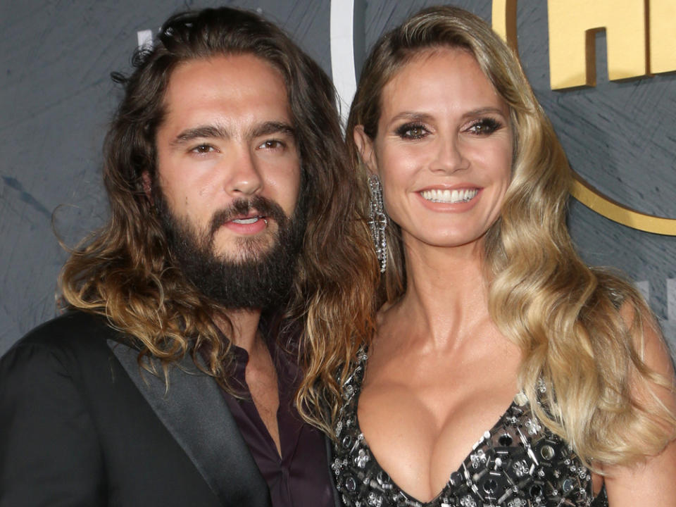 Tom Kaulitz und Heidi Klum schicken Neujahrsgrüße (Bild: F Sadou/AdMedia/ImageCollect)