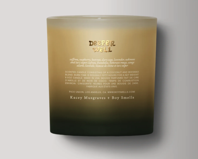 <p><a href="https://go.redirectingat.com?id=74968X1596630&url=https%3A%2F%2Fboysmells.com%2Fproducts%2Fkacey-musgraves-deeper-well-standard-candle&sref=https%3A%2F%2Fwww.elledecor.com%2Fshopping%2Fg60330440%2Fbest-home-fragrances%2F" rel="nofollow noopener" target="_blank" data-ylk="slk:Shop Now;elm:context_link;itc:0;sec:content-canvas" class="link ">Shop Now</a></p><p>Deeper Well Candle</p><p>boysmells.com</p><p>$56.00</p><span class="copyright">Boy Smells</span>