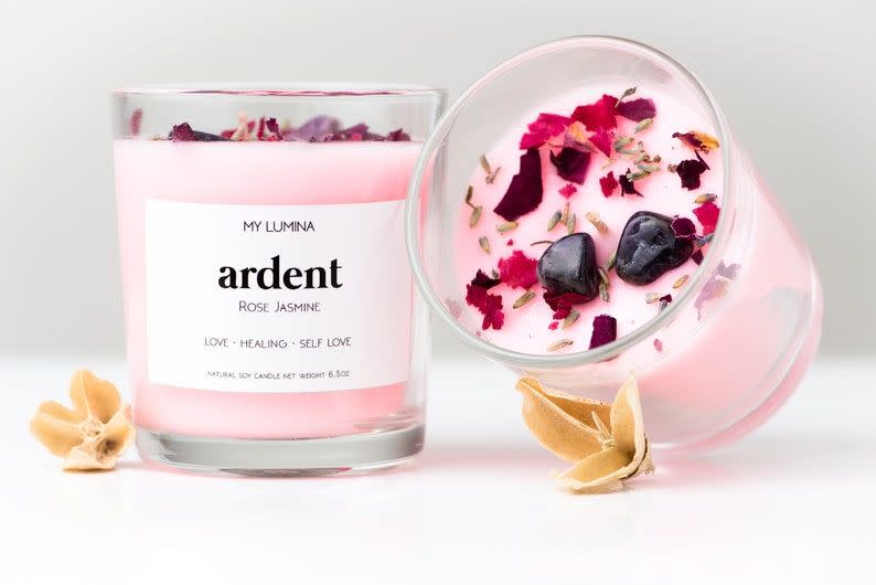 Floral Scented Candle