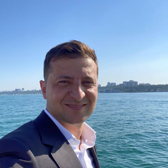 Volodymyr Zelensky credit:Bang Showbiz