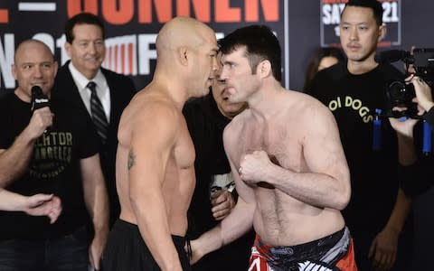 Sonnen faces off against Tito Ortiz - Credit: Bellator MMA, Lucas Noonan /Bellator MMA, Lucas Noonan 