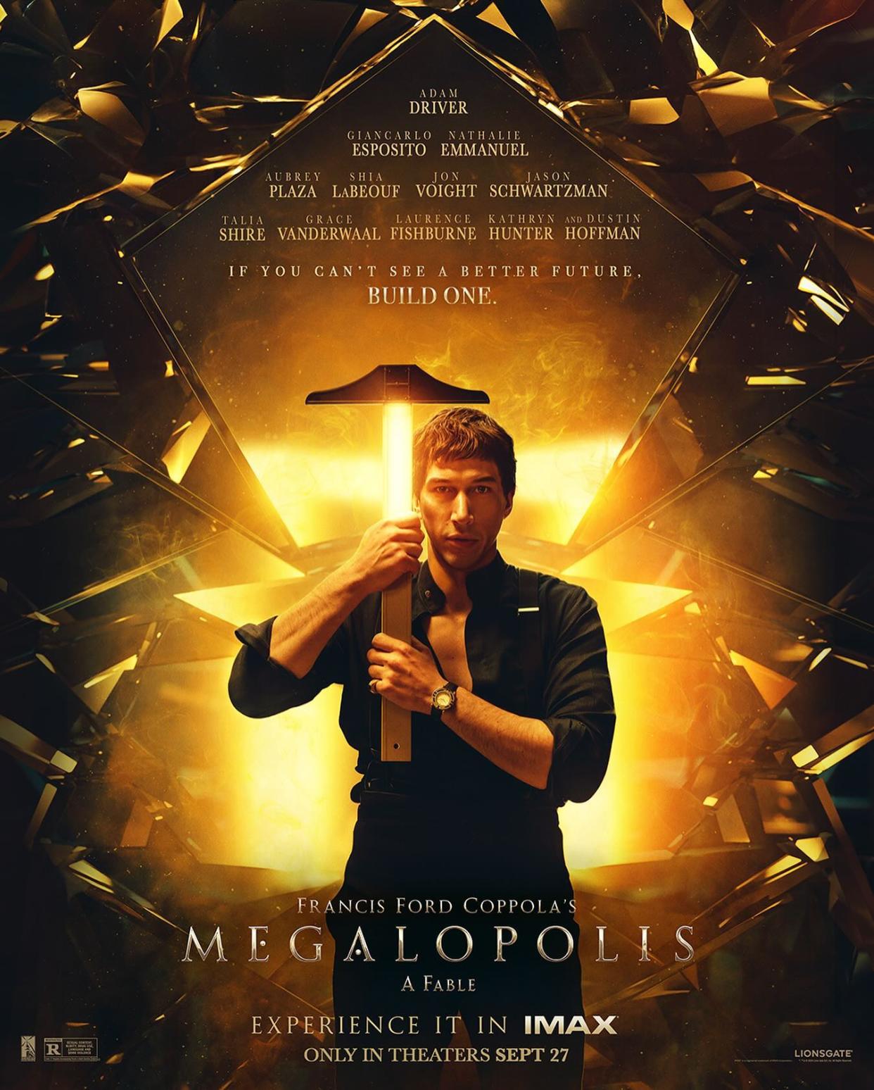 Megalopolis movie poster.