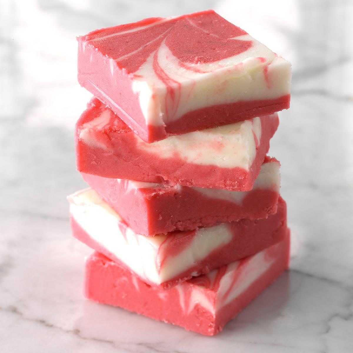 Black Cherry Swirl Fudge