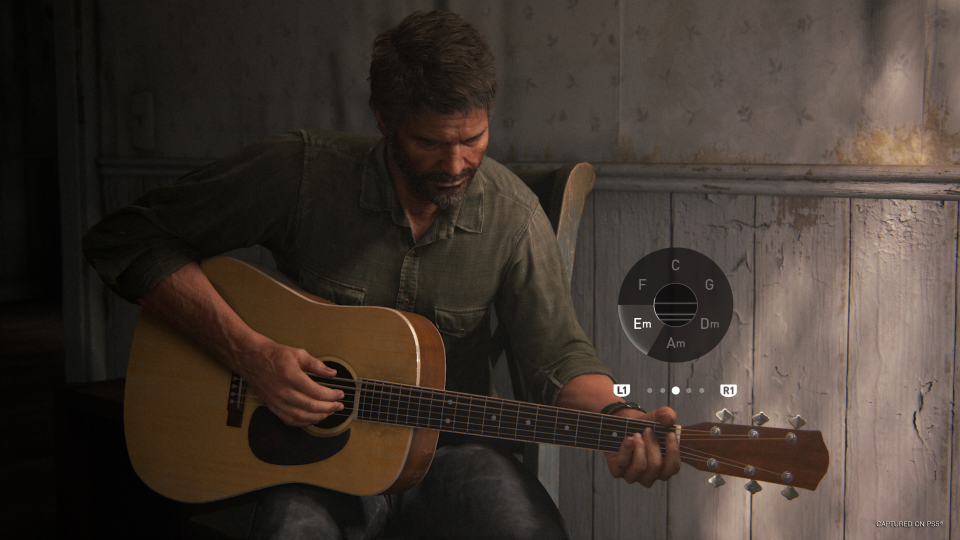 The Last of Us Part II Remastered: guitar free play