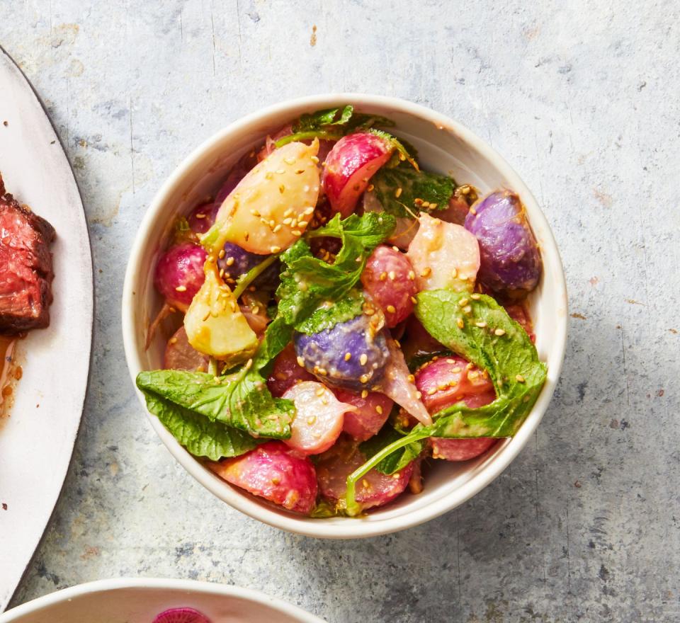 Miso-Glazed Radishes