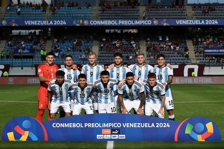 La formación argentina ante Brasil