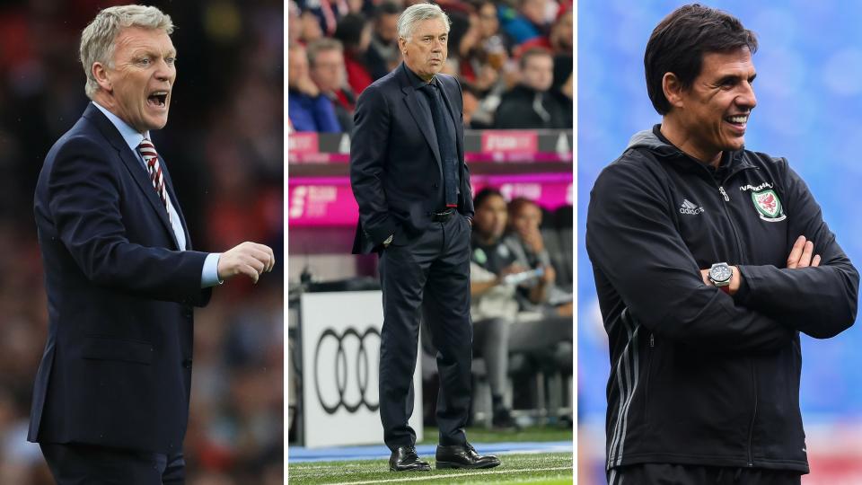 Moyes, Ancelotti and Coleman: Up for the West Ham job?