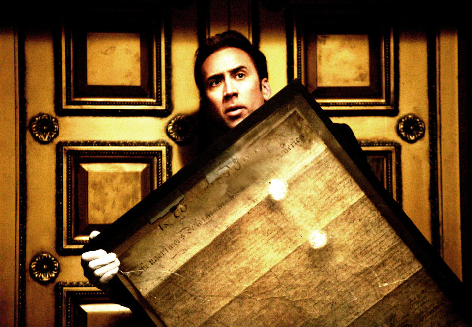 Nicolas Cage in "National Treasure."