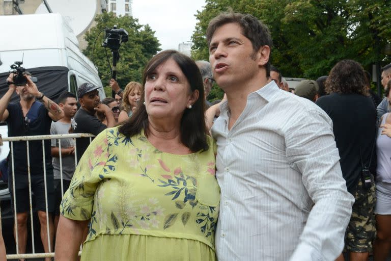 Teresa García y Axel Kicillof