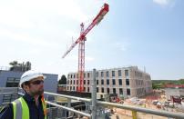 Construction work continues at University of Oxford Begbroke Science Park, in Kidlington