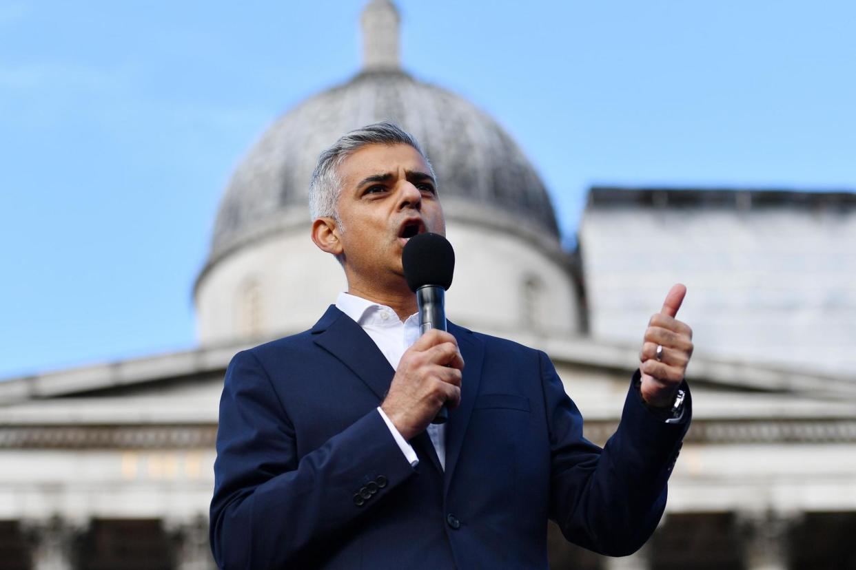 Call: Sadiq Khan: Getty Images