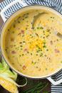 <p>Who says soup season is over?</p><p>Get the recipe from <a href="http://www.cookingclassy.com/2015/06/summer-corn-chowder/" rel="nofollow noopener" target="_blank" data-ylk="slk:Cooking Classy;elm:context_link;itc:0;sec:content-canvas" class="link ">Cooking Classy</a>.</p>