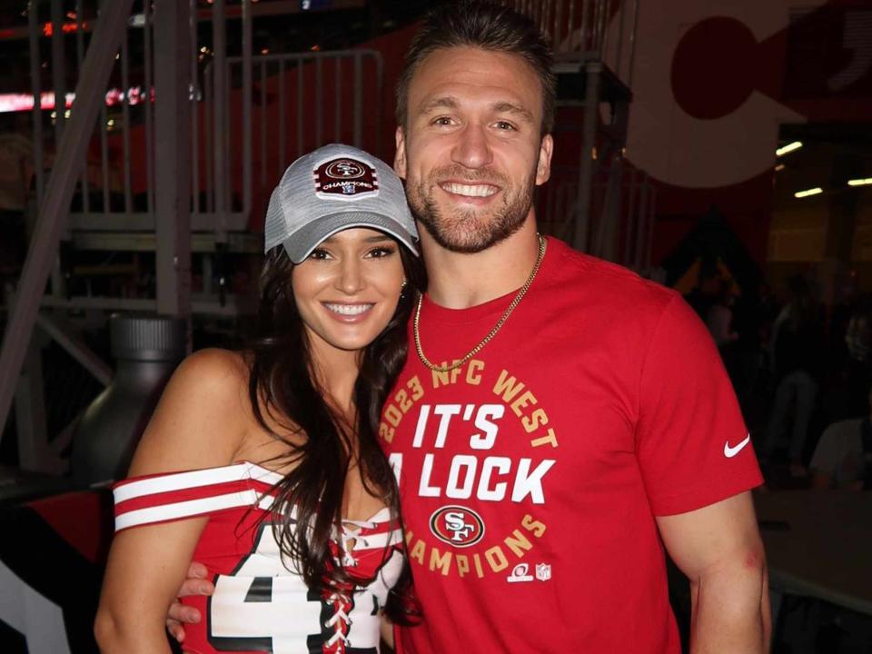 <p>Kristin Juszczyk Instagram</p> Kyle Juszczyk and Kristin Juszczyk in Arizona on Dec. 18, 2023.