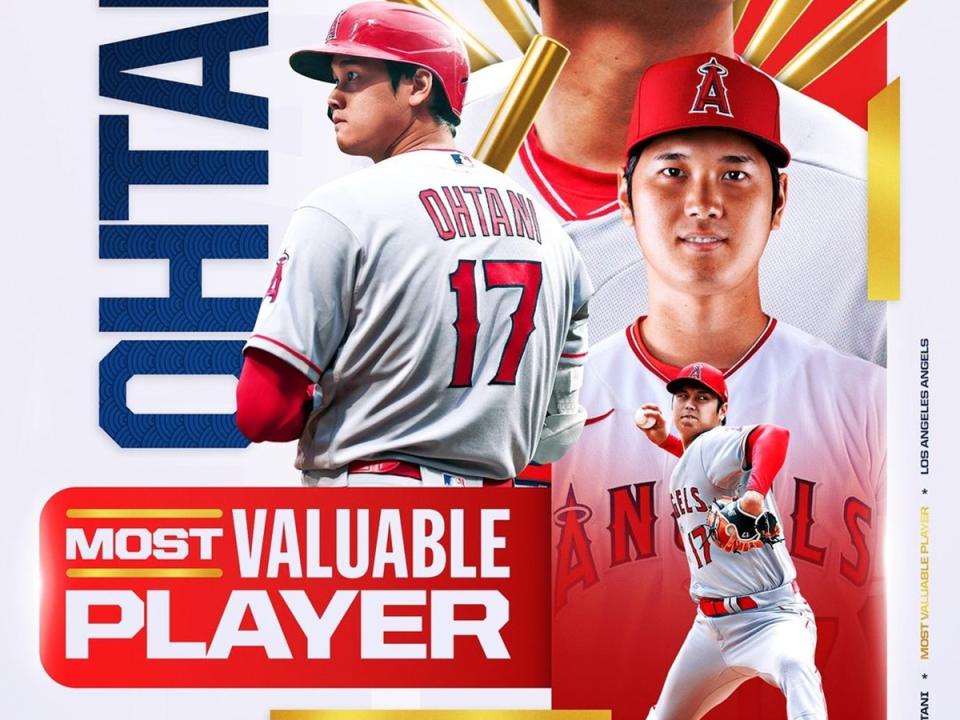 大谷翔平拿下生涯第2座美聯年度MVP殊榮。（圖：IG）