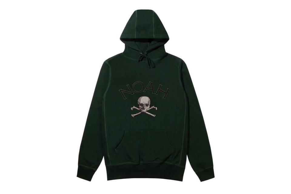 Noah houndstooth Jolly Roger hoodie (was $148, 20% off with code "TAKE20")