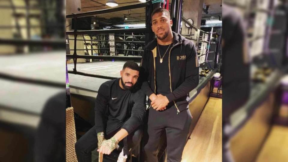 <p>The Drake Curse lives on and now the Toronto Raptors should be nervous. Formerly undefeated boxing champion Anthony Joshua lost via TKO in a stunning upset on Saturday night to Andy Ruiz Jr. at Madison Square Garden in New York City. As if the upset was not enough, it turns out that back in March, […]</p> <p>The post <a rel="nofollow noopener" href="https://theblast.com/drake-anthony-joshua-curse/" target="_blank" data-ylk="slk:Drake Is Kinda to Blame for Anthony Joshua’s Shocking Loss to Andy Ruiz Jr.;elm:context_link;itc:0;sec:content-canvas" class="link ">Drake Is Kinda to Blame for Anthony Joshua’s Shocking Loss to Andy Ruiz Jr.</a> appeared first on <a rel="nofollow noopener" href="https://theblast.com" target="_blank" data-ylk="slk:The Blast;elm:context_link;itc:0;sec:content-canvas" class="link ">The Blast</a>.</p>
