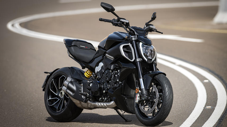 Diavel V4 獨特的造型，獲得許多設計獎項的青睞。（圖／Ducati提供）