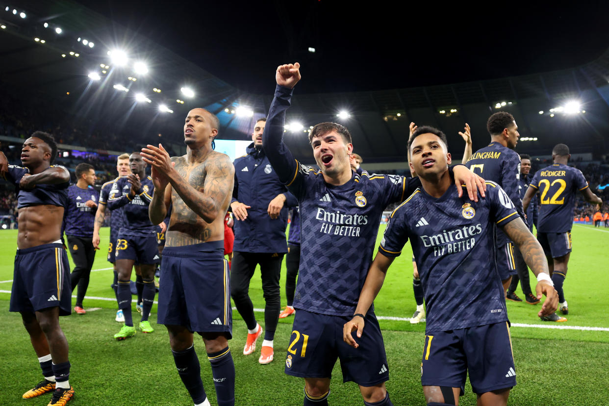 Real Madrid avanzó a las Semifinales de la Champions League. (Marc Atkins/Getty Images)