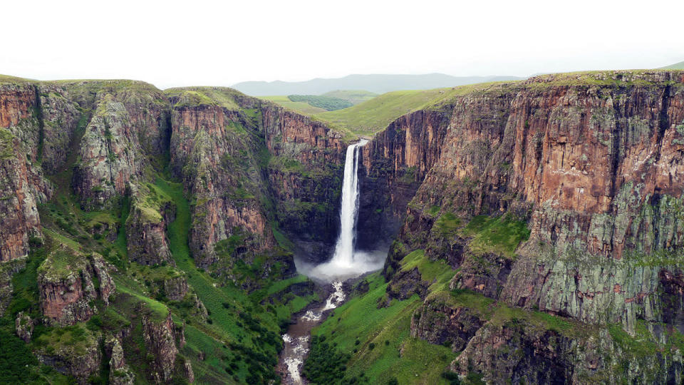 <p>Maletsunyane Falls, Lesotho, South Africa, height 192 meters, 630 feet. (Damien du Toit/ Caters News)</p>