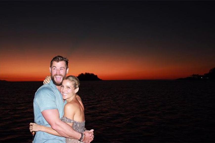 Chris Hemsworth and Elsa Patkay are couple goals