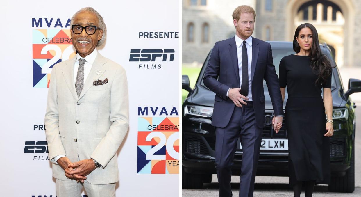 Rev. Al Sharpton has defended Meghan Markle on Good Morning Britain. (Getty Images)