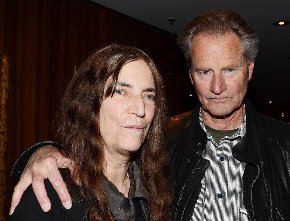 Patti Smith with Sam Shepard in 2012.